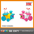 Hot Sale 8CM pull back cartoon animal train voiture retirer les jouets